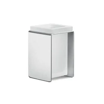 Стакан настольный Colombo Over матовая сталь/матовое стекло B7041.SS-VAN