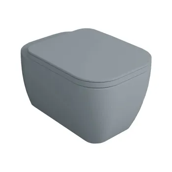 Унитаз подвесной безободковый Simas Henges HE18 cemento matt cementto matt