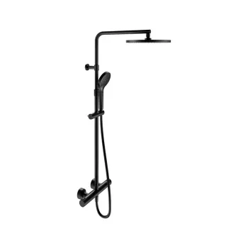 Душевая система с термостатом Keuco Plan Blue 53926372321 черный матовый