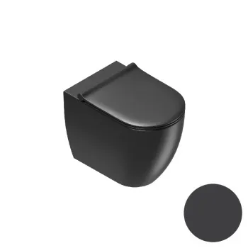 Унитаз напольный 55×35 Catalano Sfera Nero satinato 0514550022
