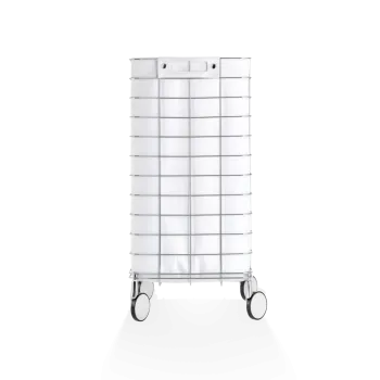 Корзина для белья Decor Walther WR 1 35x35x75 хром/белый 613750