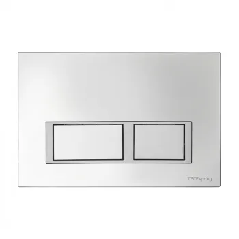 TECE TECESpring Панель смыва  с прямоугольными кнопками, хром глянцевый