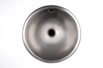 Раковина матовая c переливом Nofer 13029.RS