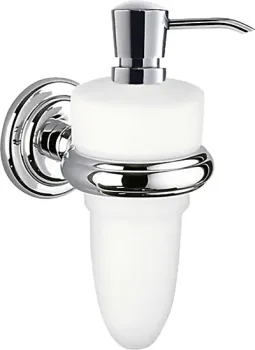 Дозатор для жидкого мыла Keuco Astor 2152019000 хром\белый