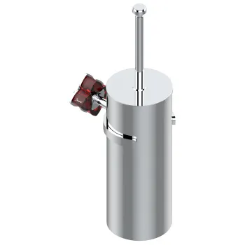 Ёршик для унитаза THG Petale De Cristal Rouge U6C-A02-4720C хром