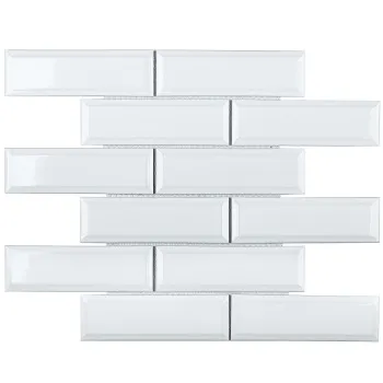 Керамическая мозаика Starmosaic Brick & Metro Metro White Glossy 45x145 (km82895) 287x2956.5 шт