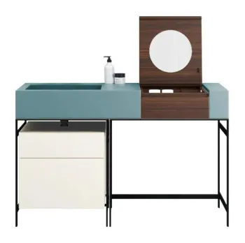 Раковина накладная Cielo I Narcisi NALASF PL 130 см голубой