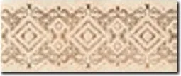 Керамическая плитка Iris Ceramica Bellagio List. Gemme Beige 10x25