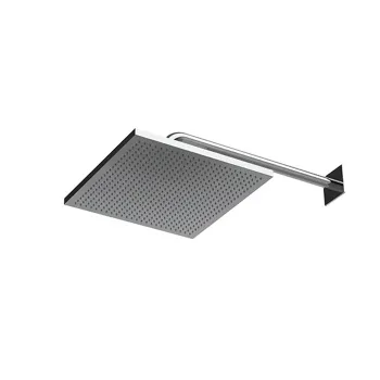 Верхняя душевая лейка Almar 30х30 без держателя, нержавеющая сталь брашированная E044278.BS