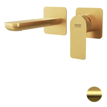 Смеситель для раковины Remer Infinity I15PBG золото