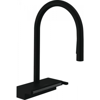 Смеситель для кухни hansgrohe Aquno Select M81, 170, 3jet, sBox 73831670 с вытяжным душем, матовый ч