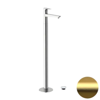 Смеситель для раковины Daniel Diva DV688DP золото брашированное