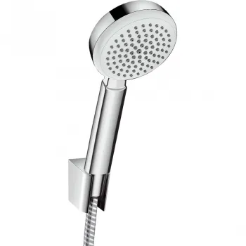 Hansgrohe 26 665 400 Crometta Душевой набор Ø100 мм, 1 режим, шланг 1600 мм