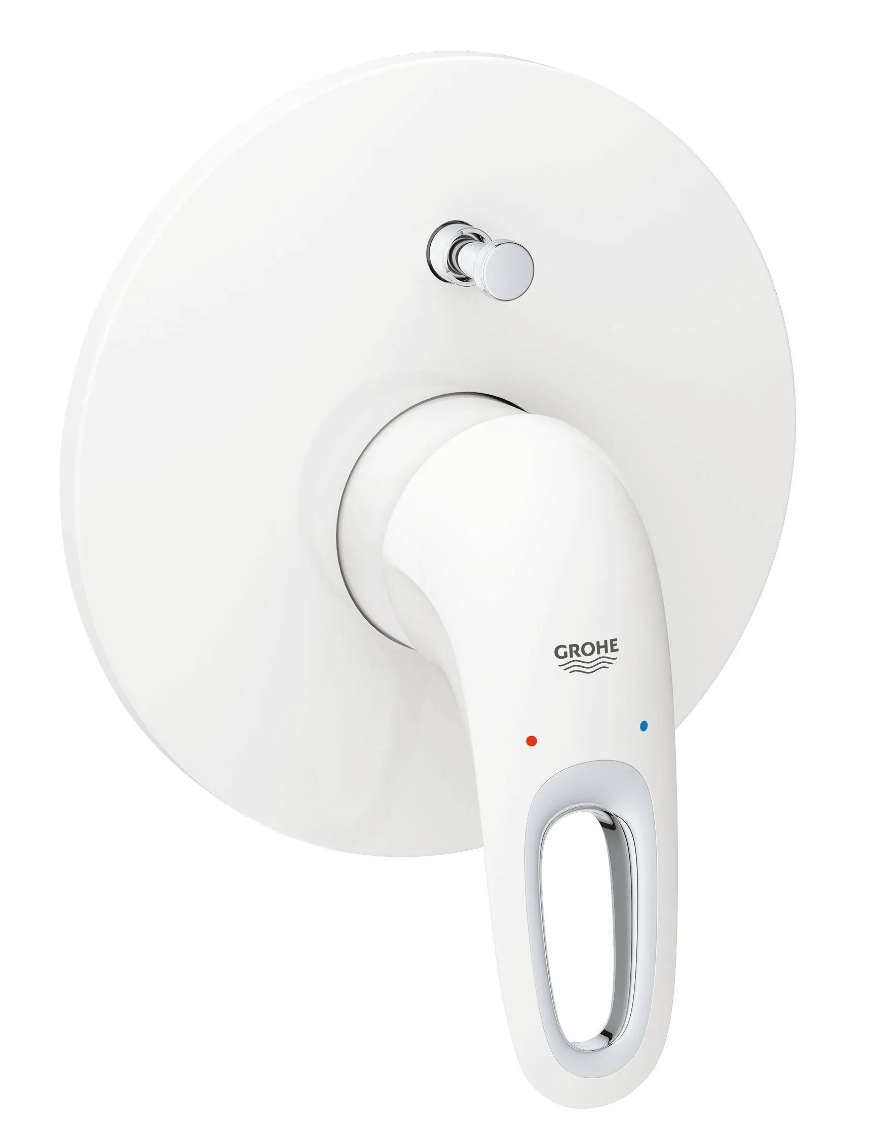 Смеситель для душа GROHE Eurostyle new, внешняя монтажная часть, белая луна 19506LS3