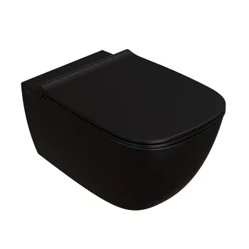 Чаша подвесного унитаза Globo Genesis GNS02.AR черный матовый