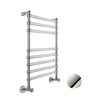 Полотенцесушитель водяной Margaroli Sole 464TS4708BN 76X52.5 никель