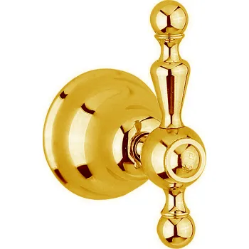 Запорный вентиль Cisal Arcana America 1/2 F на холодную воду, золото AA00031024