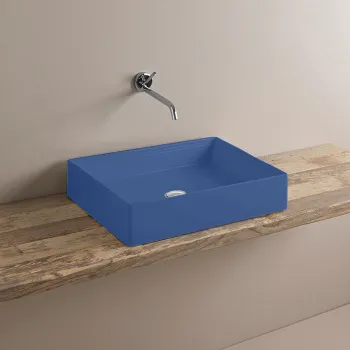 Раковина Artceram SCALINO 38х55, без отв., без слив-перелива, blu zaffiro SCL002 16 00 blu zaffiro
