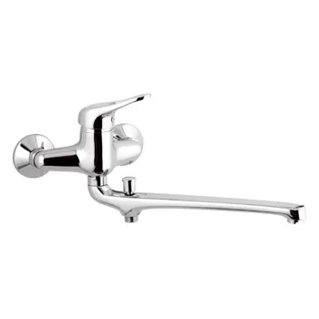 Смеситель для ванны Remer Kiss  поворот. излив хром K46