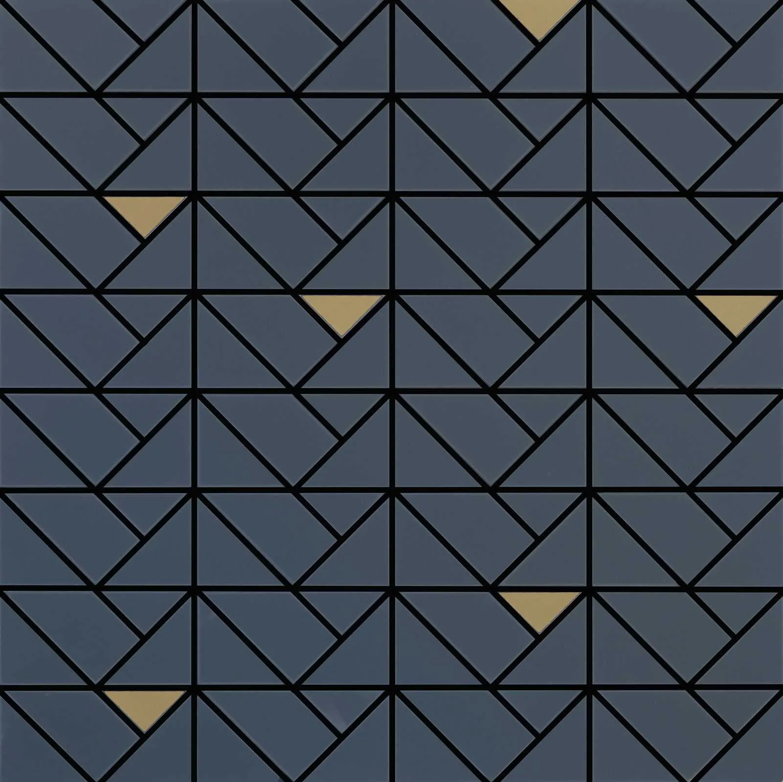 Мозаика M3JH Eclettica Blue Mosaico Bronze 40x40