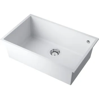 Мойка кухонная Omoikiri Tedori 66-U белая 4993975