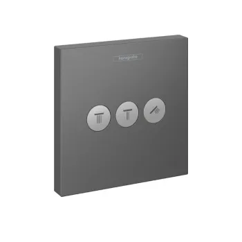 Вентиль, Hansgrohe, Select, цвет-шлифованный чёрный хром