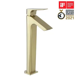 Смеситель для раковины Ramonsoler Urban Chic чаши с каскадным изливом золото 211001OC