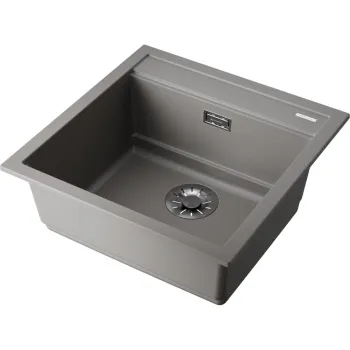 Мойка кухонная Omoikiri Kitagawa 51-GR leningrad grey 4993830