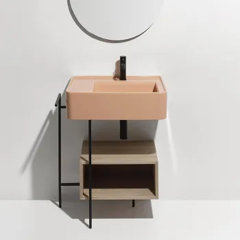 Раковина подвесная Simas Ratio RA65 CARAMELLO 65 см коричневый