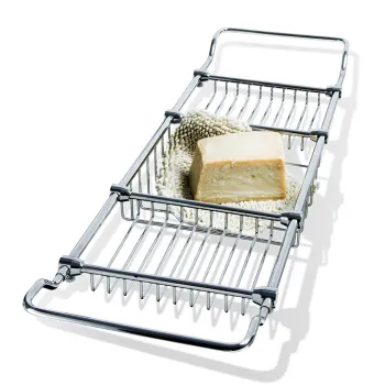 Полочка для ванны Decor Walther DW 25 650-830x205x65 мм., хром 845100