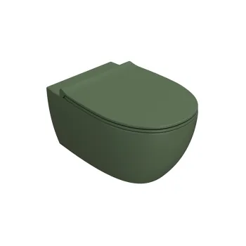 Унитаз подвесной Globo 4All Унитаз подвесной 54 см безободковый крепление в комплекте цвет FE (Felce) MDS03FE