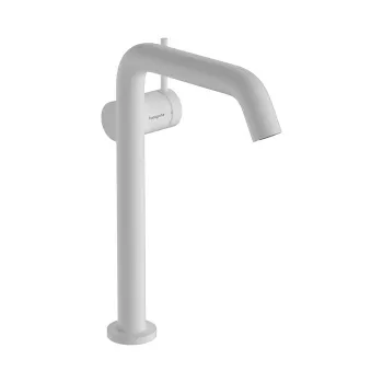 Смеситель для раковины Hansgrohe Tecturis S 73370700 coolstart ecosmart+, push-open, белый