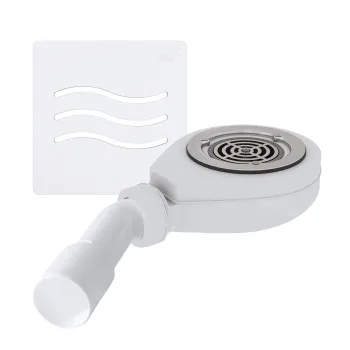 Сифон для душевых поддонов RGW S-016-1 Волна Белый 90 мм 502411161-01