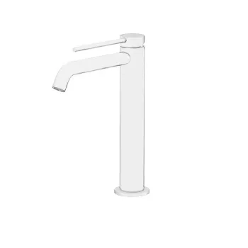 Смеситель для раковины высокий Gattoni Circle Two 227 9146/91BO белый