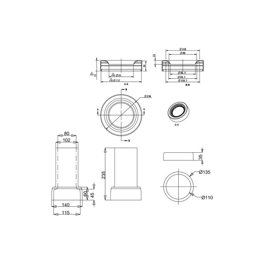 Сифон Burlington C29 JET