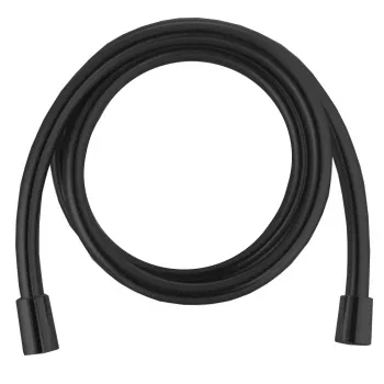 Шланг для душа Fima Carlo Frattini Wellness 200см, хромалюкс, стандарт подвода воды-1/2, чёрный матовый F2128/200NS