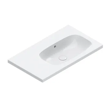 Раковина Catalano Alvea 80x46 чаша справа, без отв, белый глянцевый 620830001