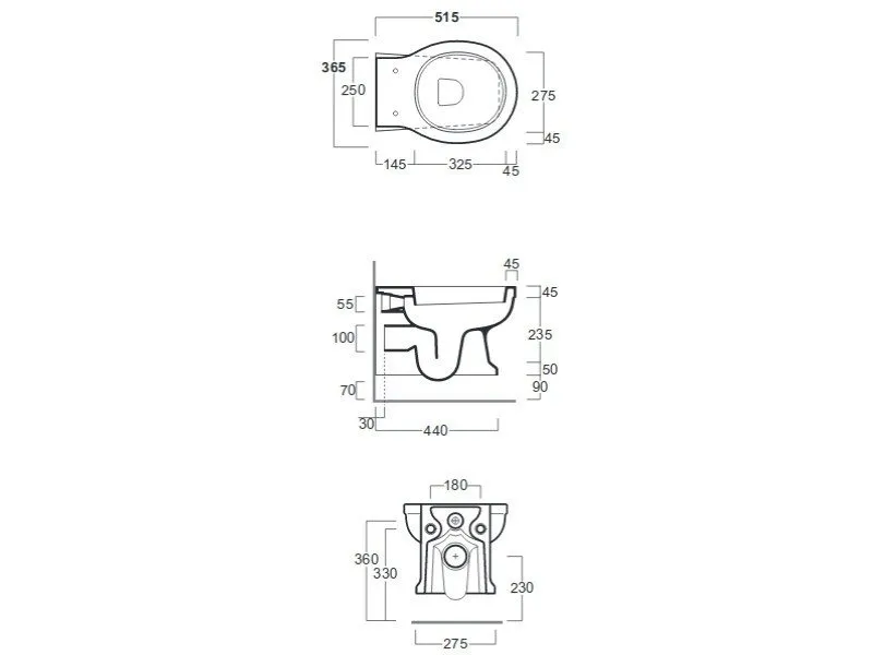 Крышка сиденье для унитаза Simas Londra LO003S bi/br белый