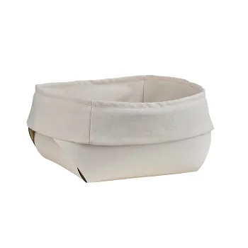 Корзина для хлеба ADJ 20x20xH9, белый/панна котта 0037.10/16