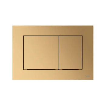 TECEnow Панель смыва унитаза для системы двойного смыва, цвет Латунь металлик