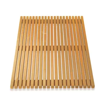 Коврик для ванной комнаты Decor Walther Wood BM 70x110 светлый бук 923786