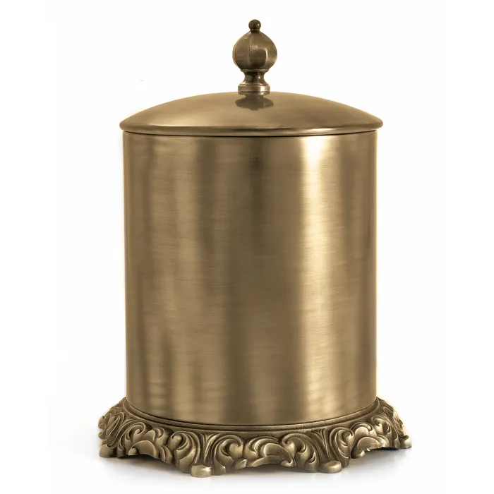 3SC Bally Ведро с крышкой, ручка Zar, цвет: золото 24к. Lucido FSM65/02GD