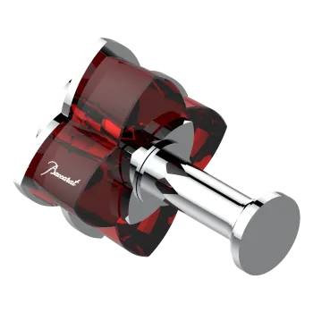 Крючок одинарный THG Petale De Cristal Rouge U6C-A02-517 хром