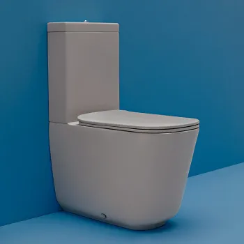 Бачок для унитаза моноблока Kerasan Tribeca без механизма слива, Grigio matt 378159