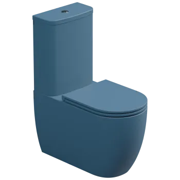 Чаша напольного унитаза GSG Ceramic Design Like White/Denim Matt LKMBLBI000/027P