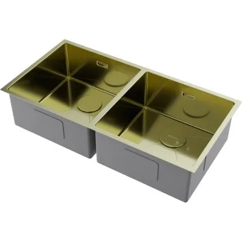 Мойка кухонная Omoikiri Taki 86-2 светлое золото 4993792