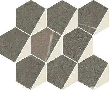 Мозаика Италон Metropolis Mosaico Hexagon Warm Nat 25.4x31 см 620110000160