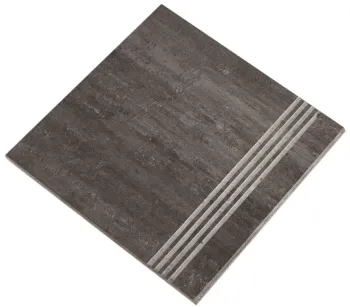 Ступени Casalgrande Padana Marte Naturale Nero Acapulco Gradino 40х40