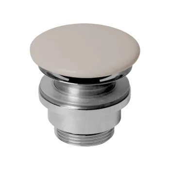 Донный клапан для раковины Azzurra с крышкой керамической, tortora PILCE TO