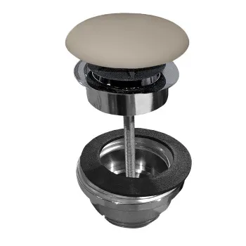 Донный клапан Kerasan клик-клак, покрытие керамика, nocciola matte 923381